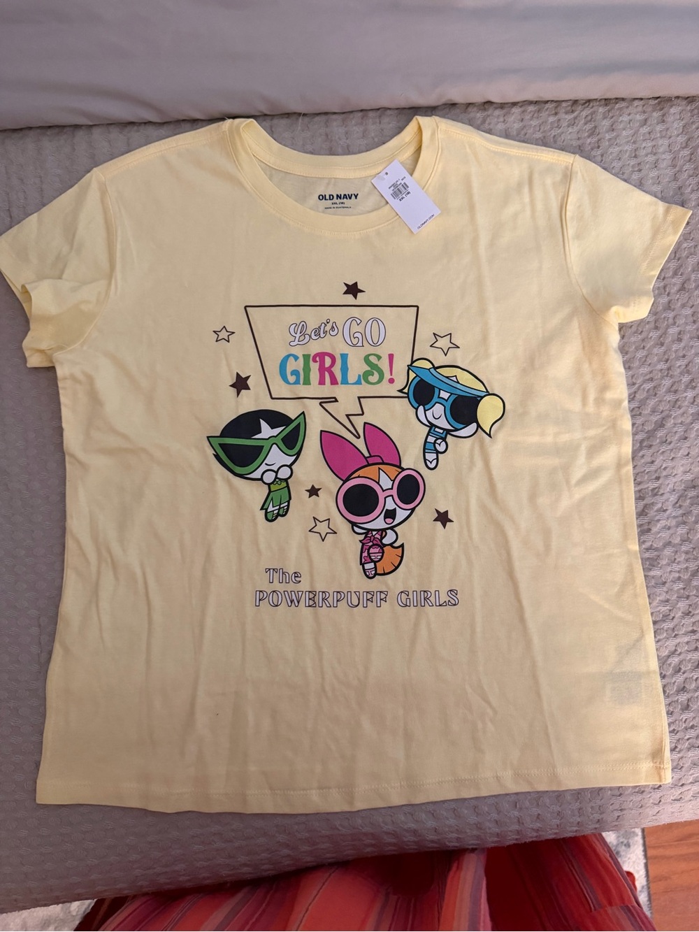 Old Navy Yellow Powerpuff Girls Graphic Tee